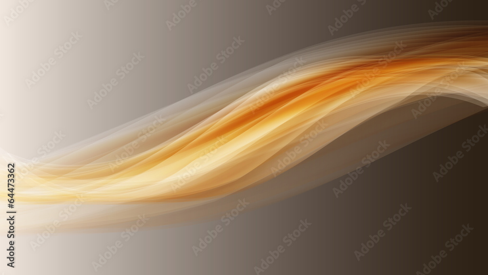 Obraz premium gold wave creative lines abstract background vector