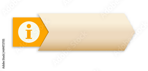 the arrow with info icon