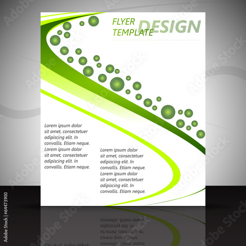 Business flyer or cover design - template