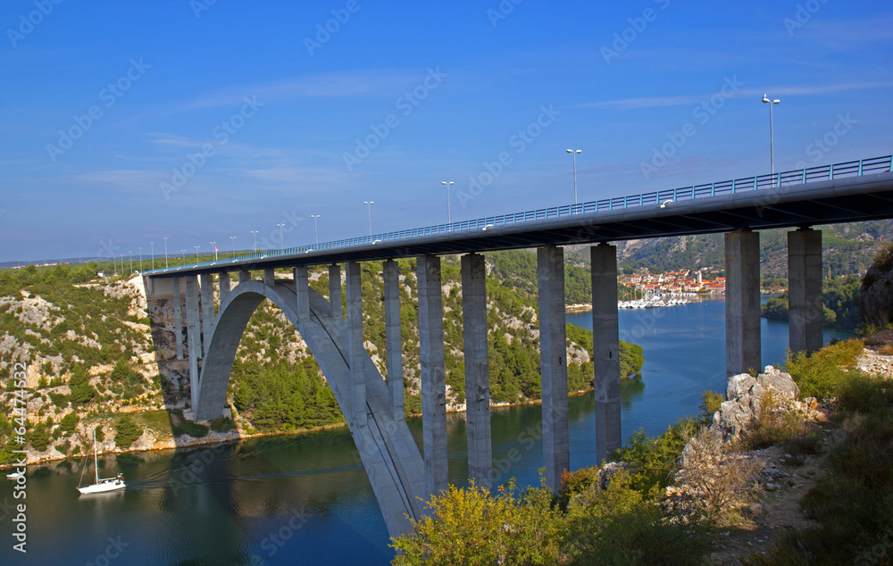 Fototapeta premium Brücke in Kroatien