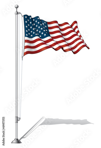 Flag Pole USA.
