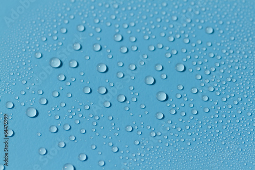 drops on blue