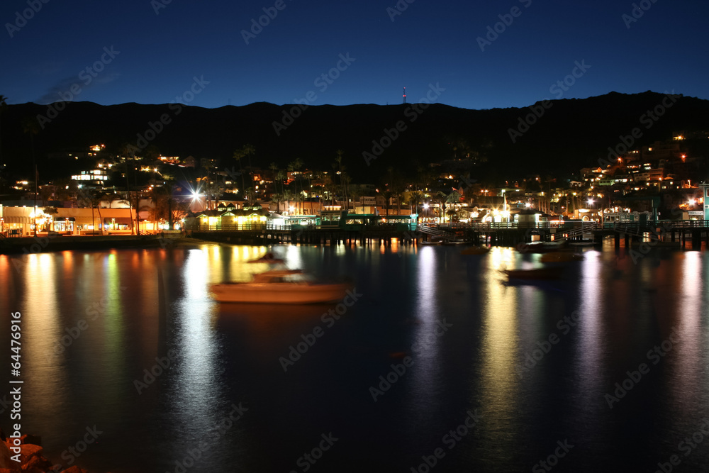 Avalon Bay Catalina at Night