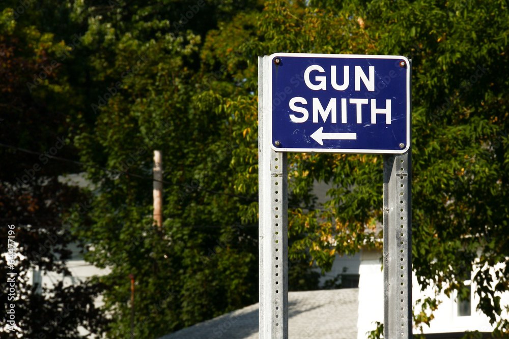 Gun Smith Sign