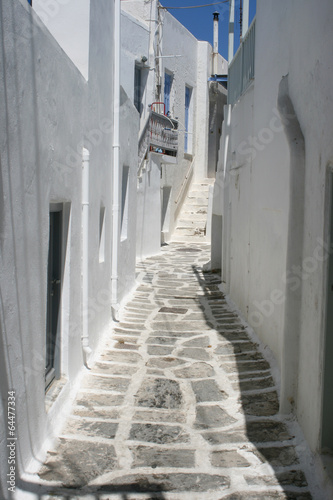 Back Street Alley Naoussa Cyclades Grece 01
