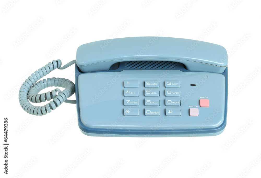 Desk telephone isolated on white background Desk telephone isolated on white background