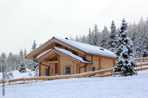 Holiday cottage, Alpine scenery.  Skiing Resort Zillertal Arena.