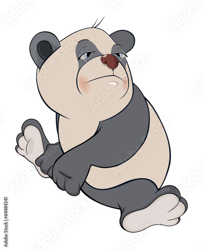 Fototapeta Naklejka Na Ścianę i Meble -  Bear. Panda. Cartoon