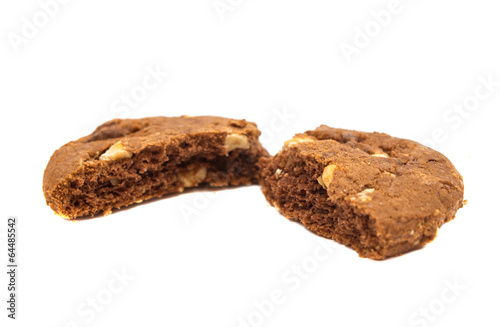 cookies with chocolate and nuts