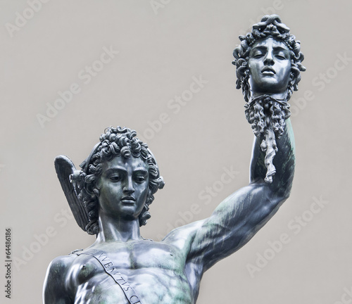 Benvenuto Cellini's bronze sculpture of Perseus with the Head of