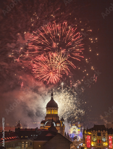 Fireworks in Cluj Napoca