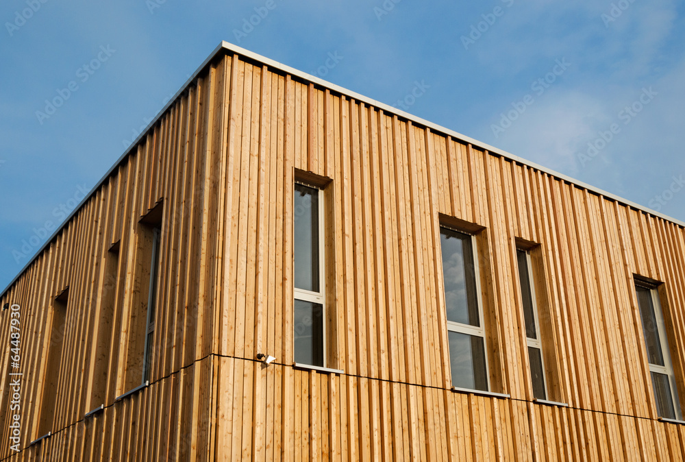 Holzhaus mit Holzfassade – Modern House with wooden Facade Holzhaus mit Holzfassade – Modern House with wooden Facade