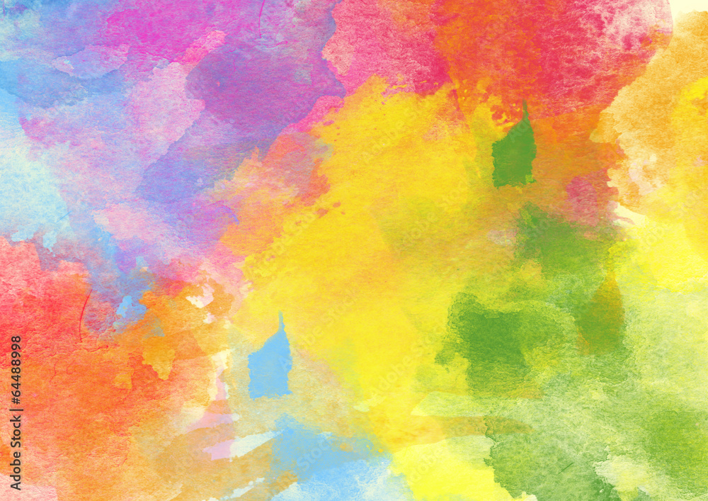 Colorful Watercolor Background.