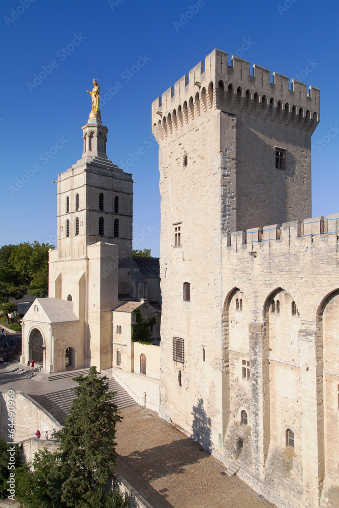 Cathedral of Avignon and Tour de la Campane