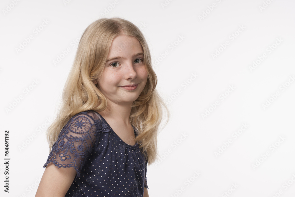 Portrait of a smiling little girl