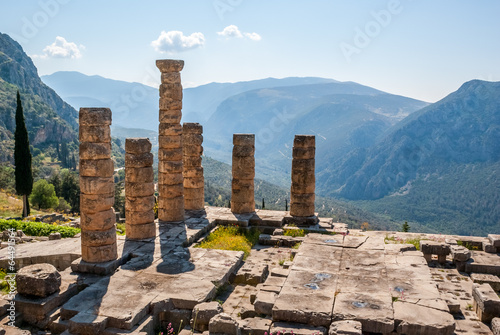 Ruins of an ancient temple photo