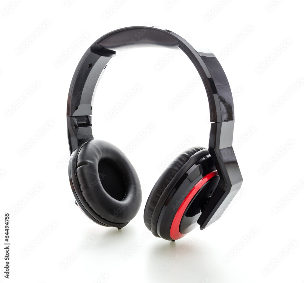 Headphone isolated on white Headphone isolated on white