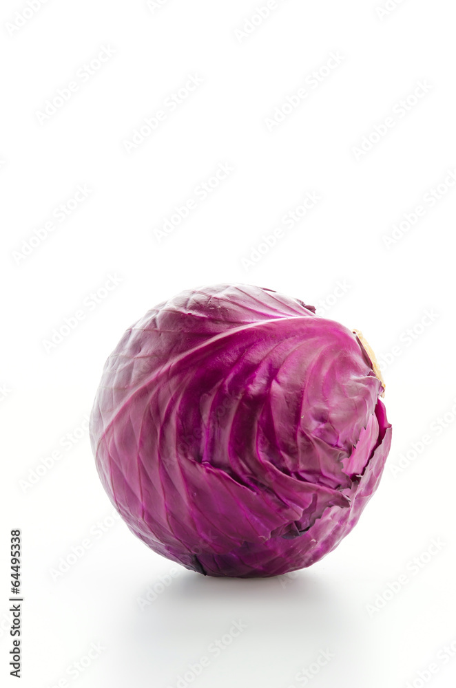 Cabbage isolated on white Cabbage isolated on white