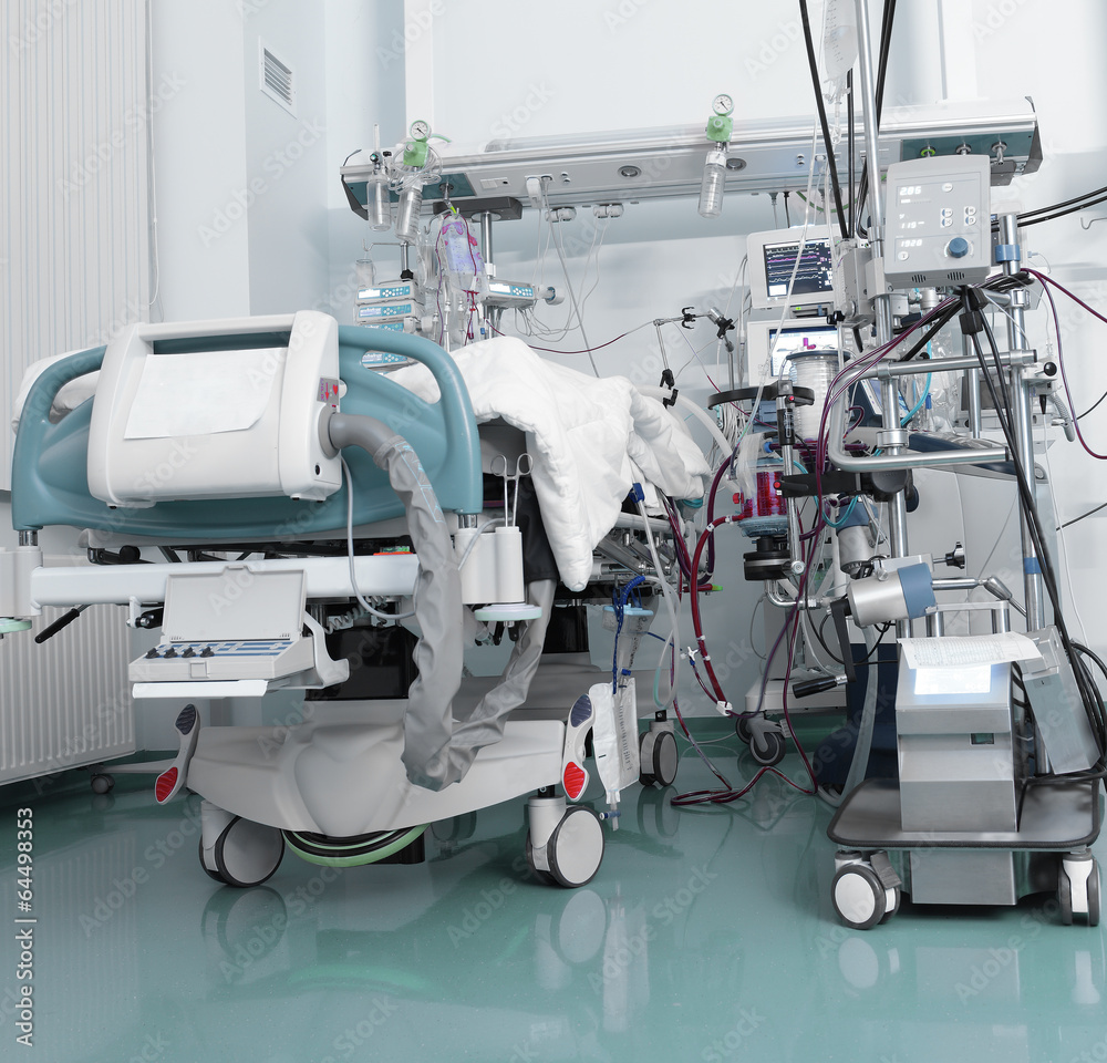 ICU with serious patient ICU with serious patient