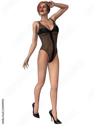 Sexy girl with hot lingerie
