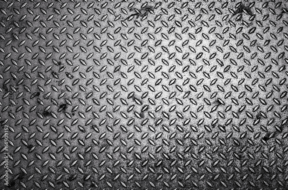 Black and white Diamond steel plate background Black and white Diamond steel plate background