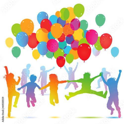 Kindergeburtstag mit Luftballon