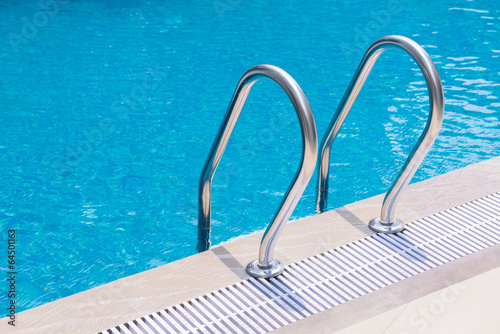 Swimming pool with stair