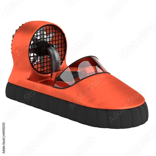 Φωτογραφία realistic 3d render of hovercraft