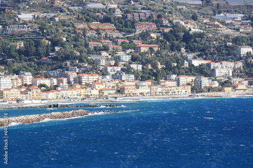 Ospedaletti on the Ligurian Riviera (Italy, Sanremo)