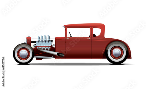 red hotrod