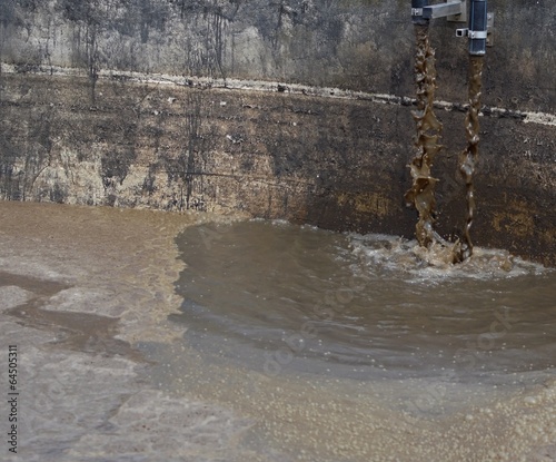 Fotografie Wastewater treatment plant