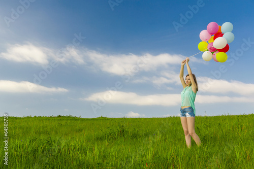 Girl with Ballons