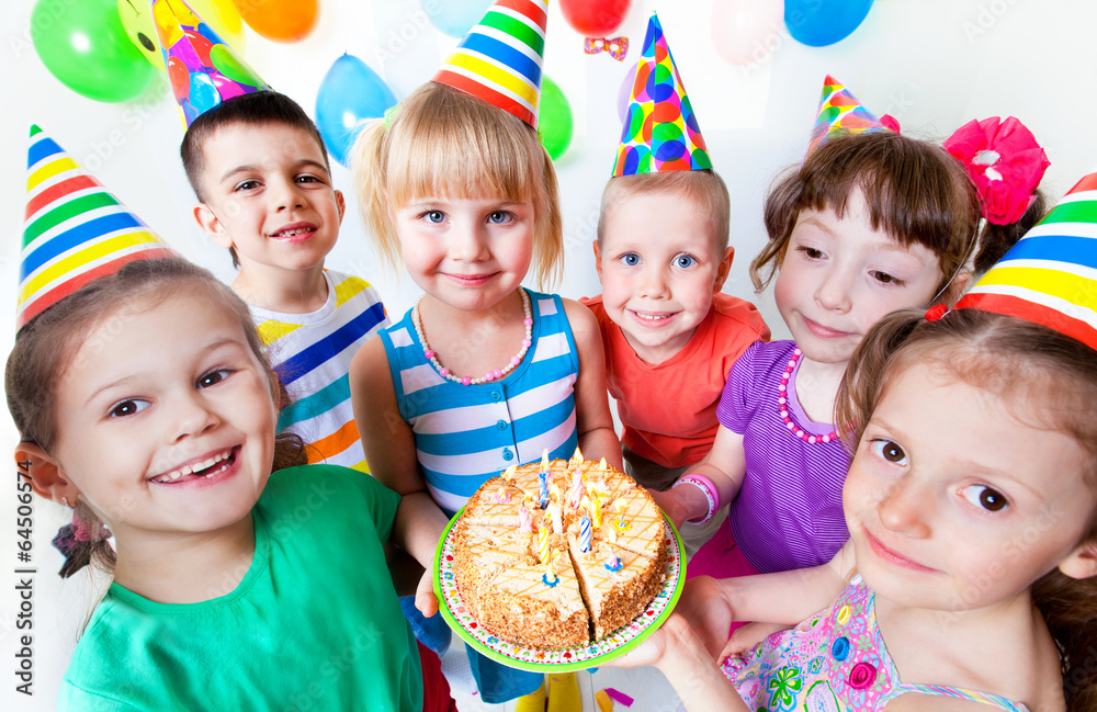 kids on bithday