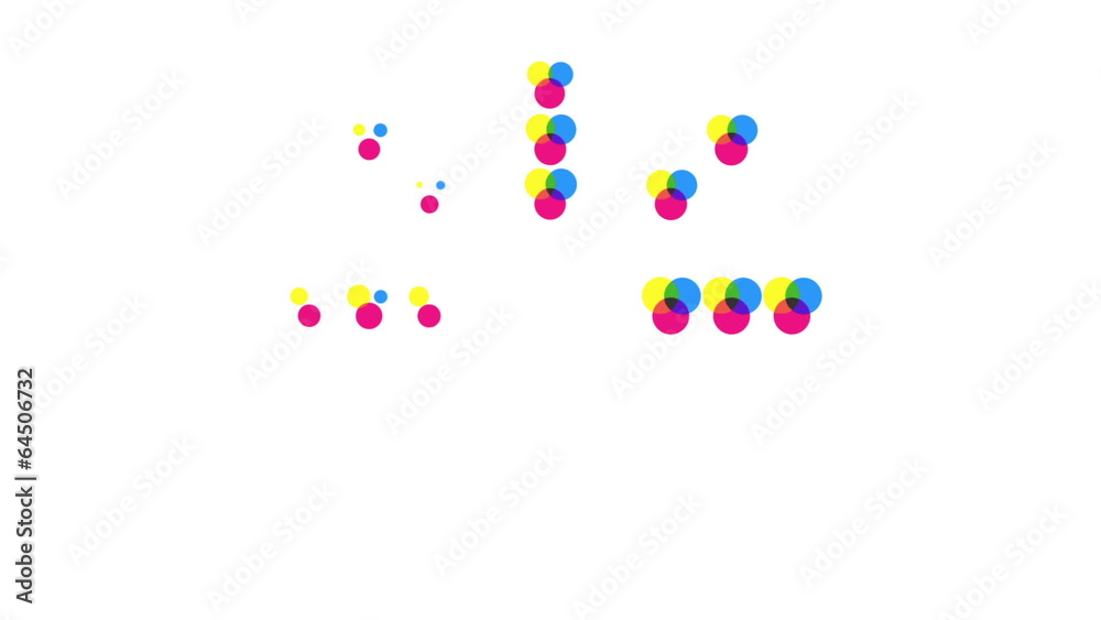 Minimalistic half tone media animations Minimalistic half tone media animations