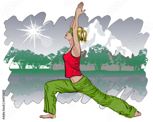 Yoga concept