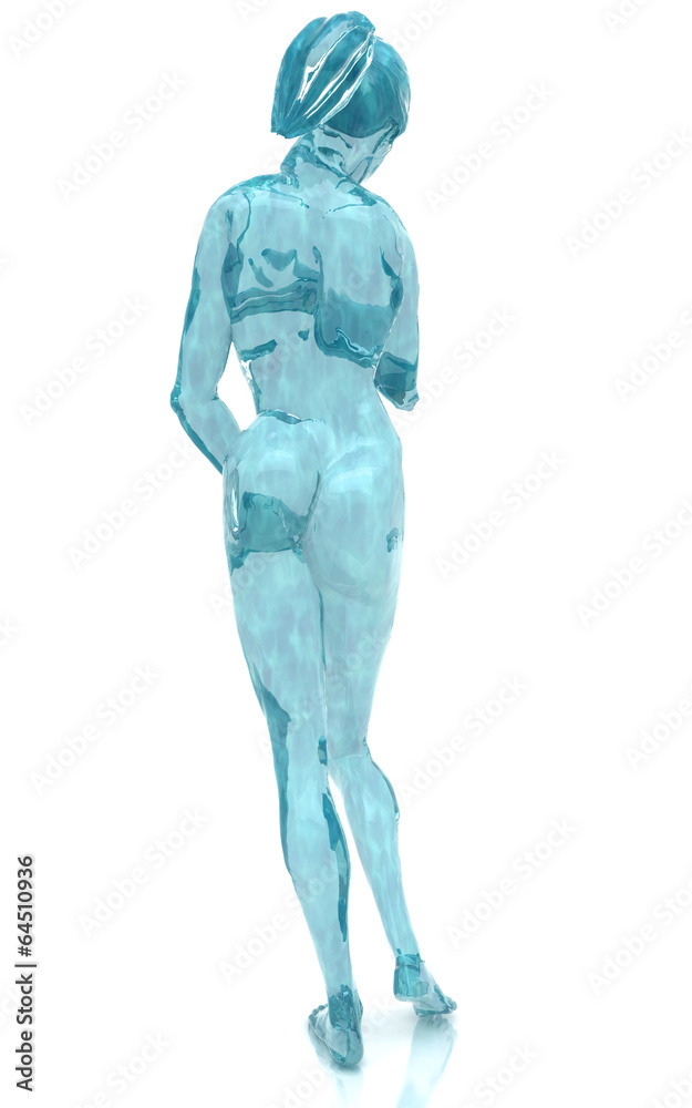 Venere, donna d'acqua, bellezza, fitness, splash, anatomia Venere, donna d'acqua, bellezza, fitness, splash, anatomia