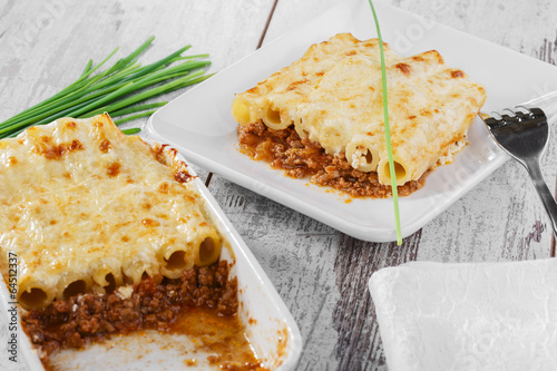 pasta casserole cheese minced meat