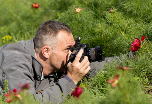 Canvas Print Photographer in action