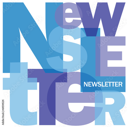 "NEWSLETTER" Letter Collage (customer services info marketing)
