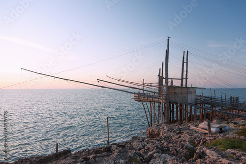 Apulien, Gargano, Peschici, Trabucco, Baia San Nicola