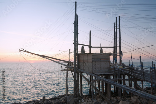 Apulien, Gargano, Peschici, Trabucco, Baia San Nicola