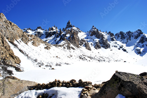 Nieve en el Cerro Catedral