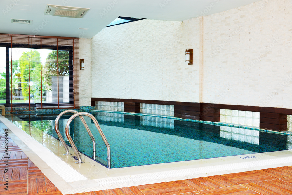 Spa swimming pool at the luxury hotel, Antalya, Turkey