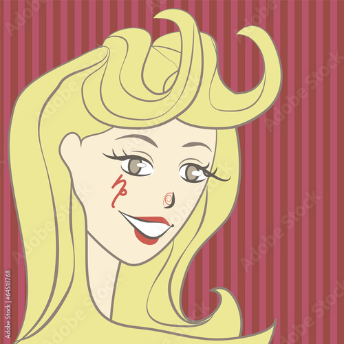 blonde with Capricorn