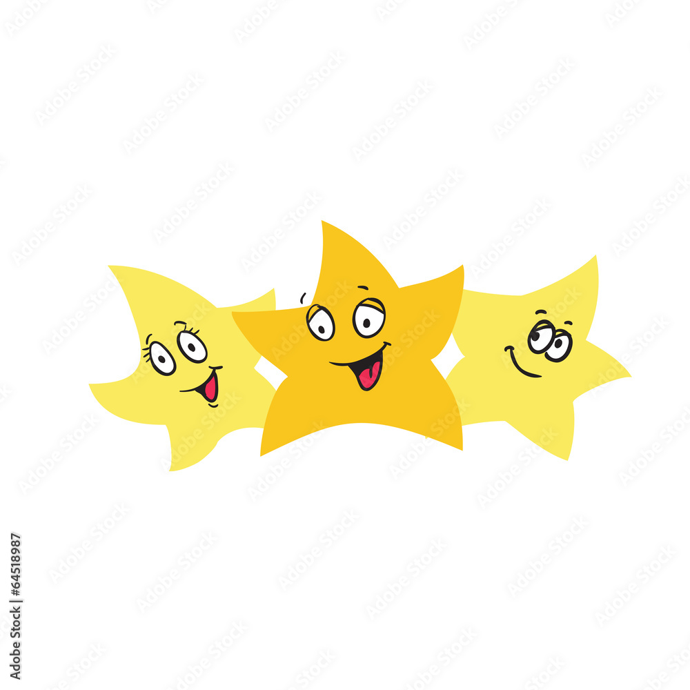 Three golden stars, design elements , vector eps10 Three golden stars, design elements , vector eps10