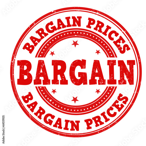 Bargain prices stamp