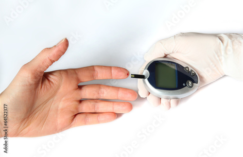 Glucose level blood test