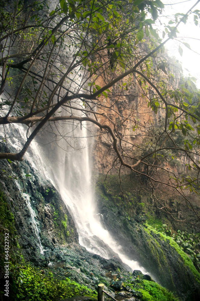 Fototapeta premium Malinghe waterfall in Xingyi city,Guizhou,China.