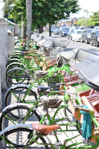 Canvastavla Becak