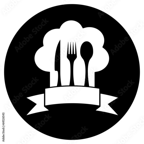 round restaurant icon